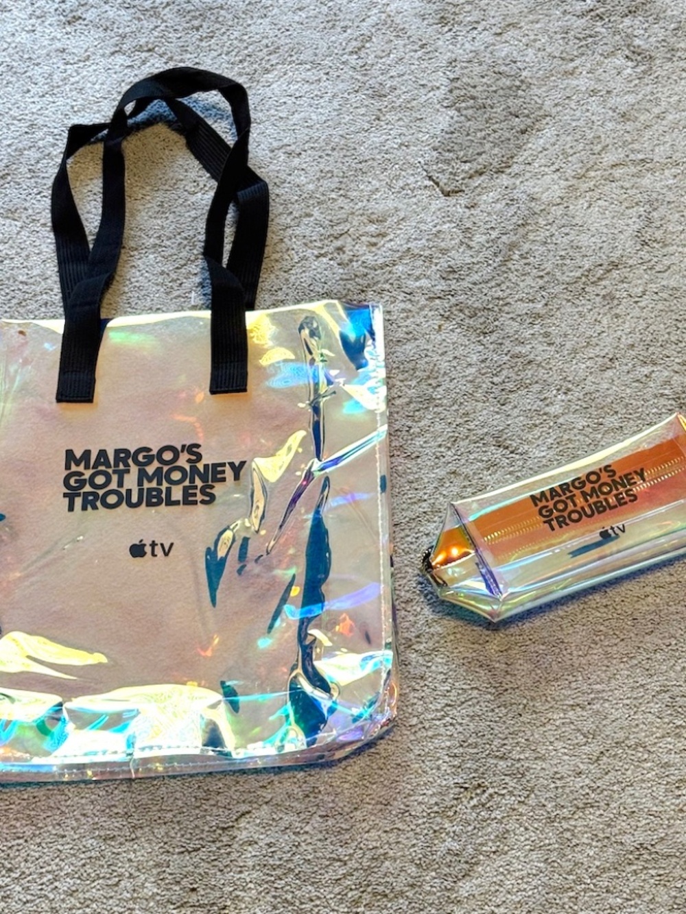 Margo’s Got Money Troubles - Apple TV+ promotional Tote and Makeup Bag - RARE